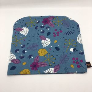 Bonnet pour enfants  - Feuilles Bleues
